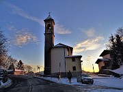 74 Rientriamo alla Madonna della neve nei colori del tramonto 